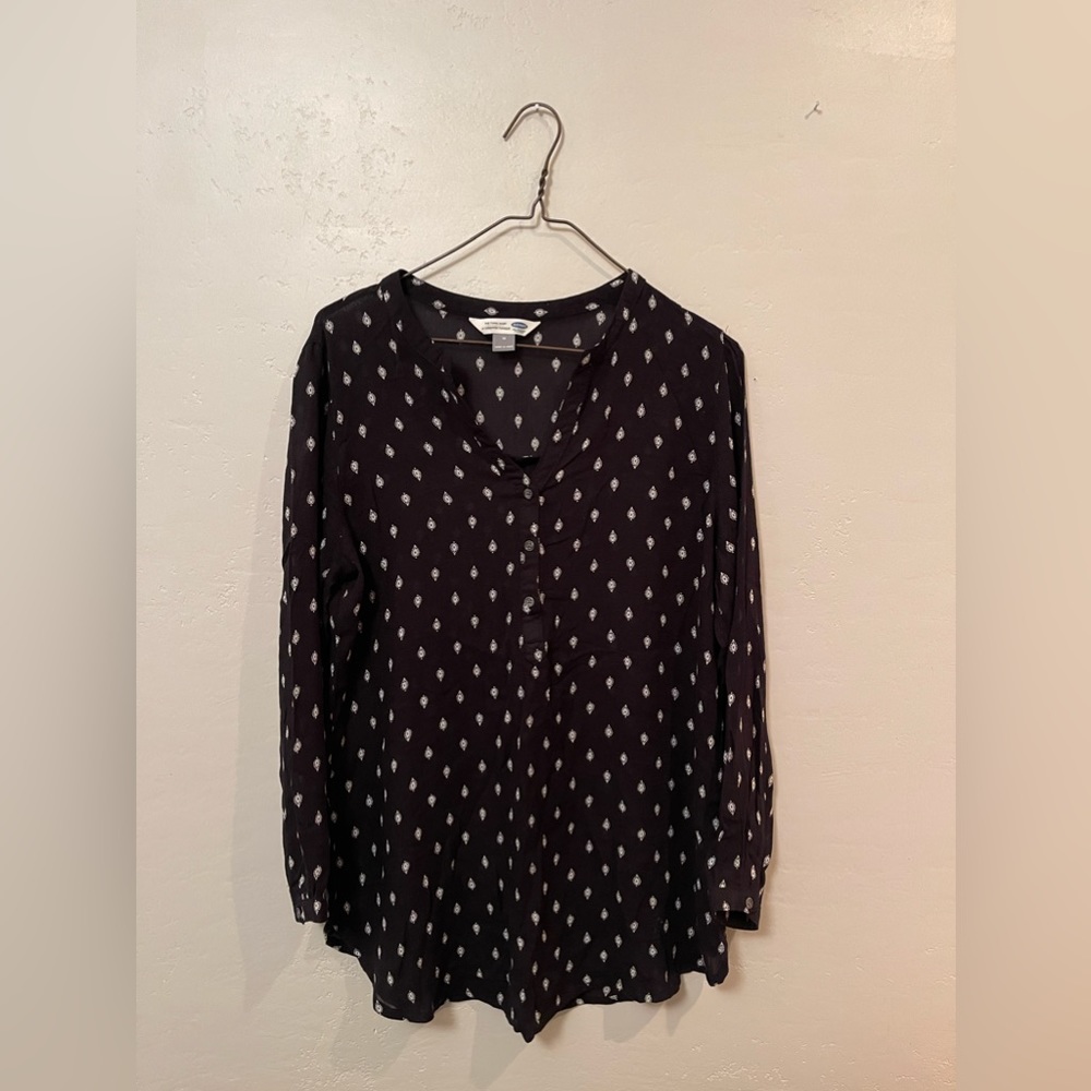Old Navy tunic button shirt, women’s size medium